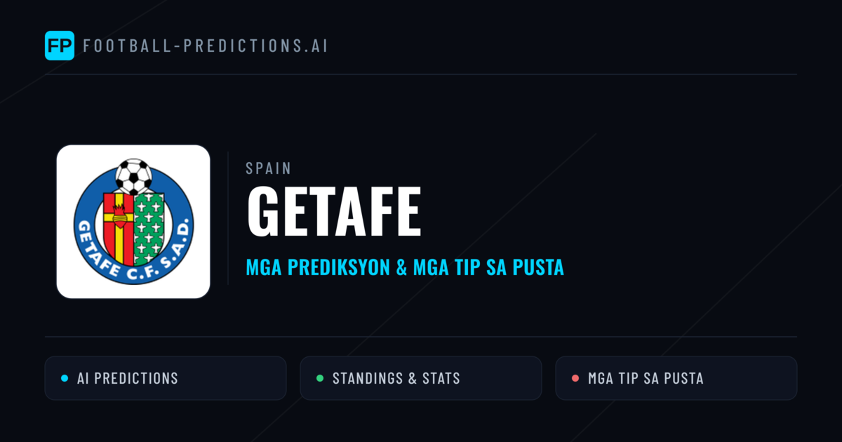 Getafe Predictions & Stats