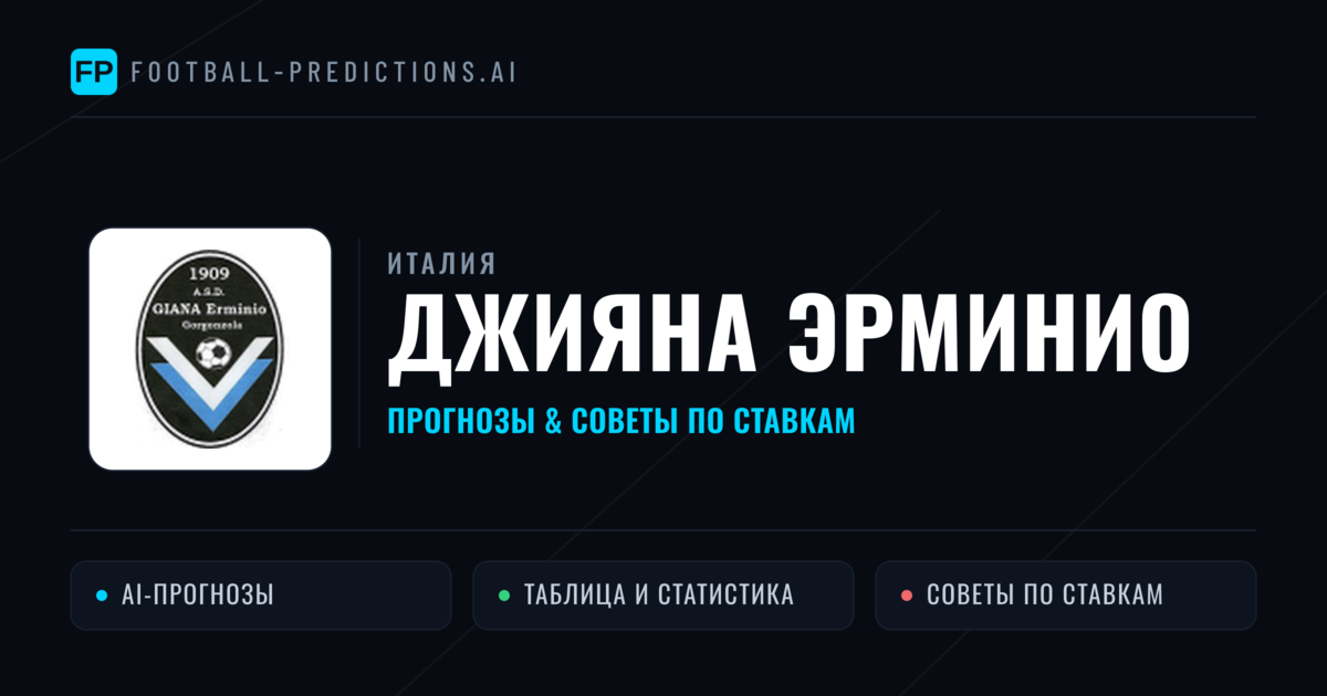 Джияна Эрминио прогнозы и статистика