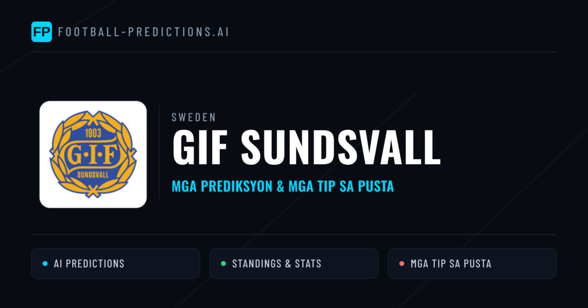GIF Sundsvall Predictions & Stats