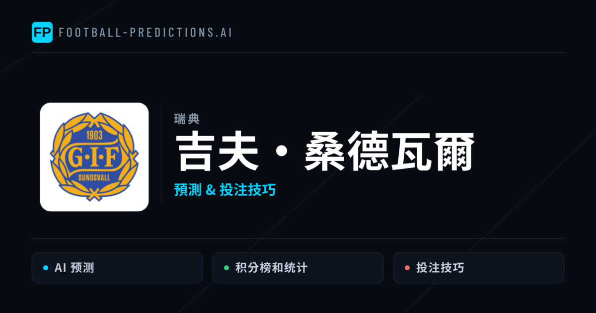 吉夫·桑德瓦爾 運彩分析｜足球預測與數據