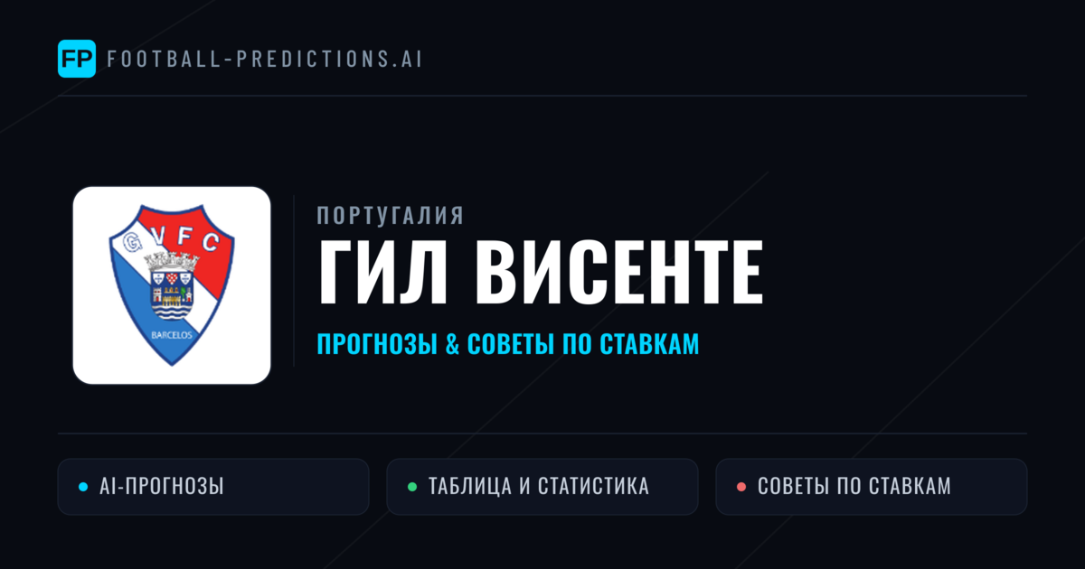 ГИЛ Висенте прогнозы и статистика