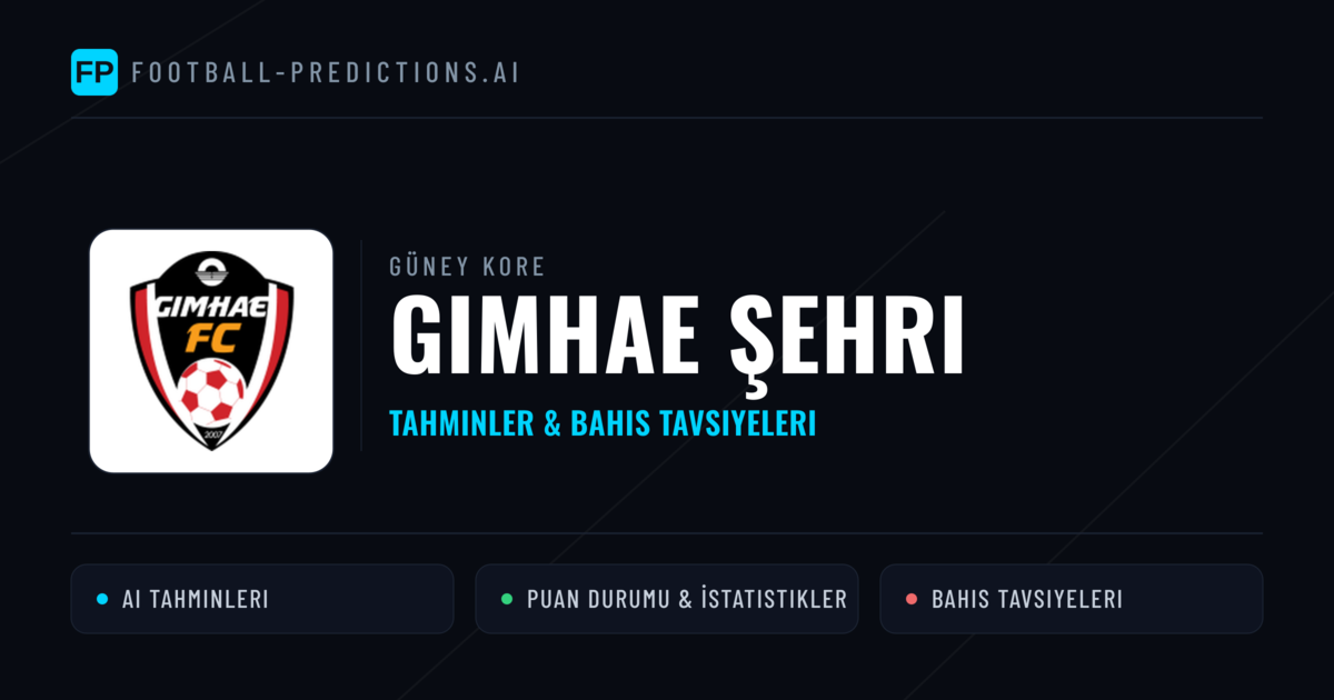 Gimhae Şehri Tahminleri & İstatistikler