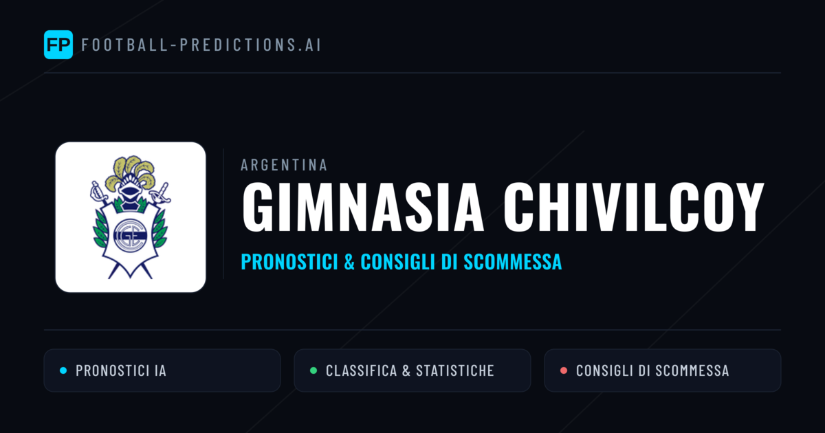 Pronostici e Statistiche Gimnasia Chivilcoy