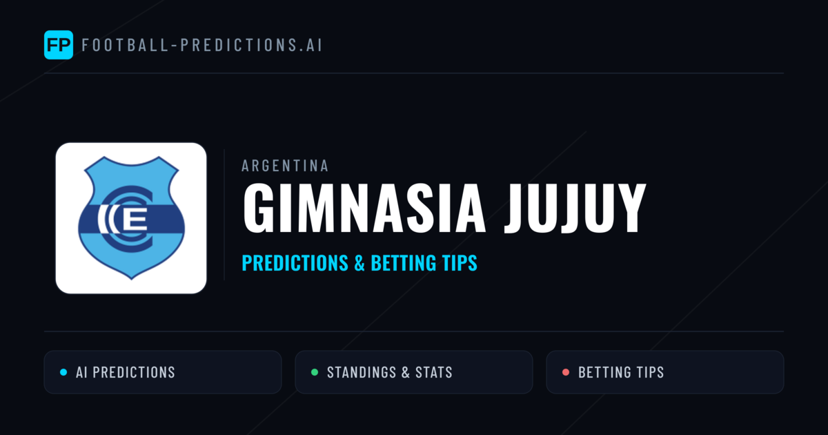 Gimnasia Jujuy Predictions & Stats