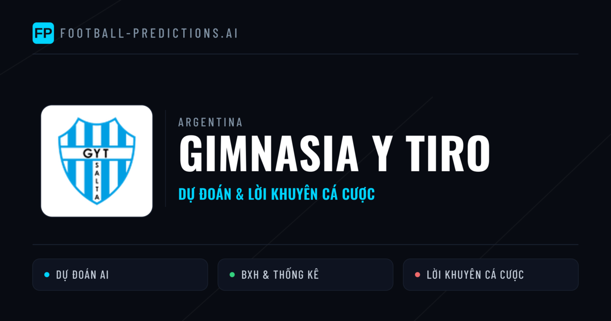 Gimnasia y Tiro Dự đoán & Thống kê