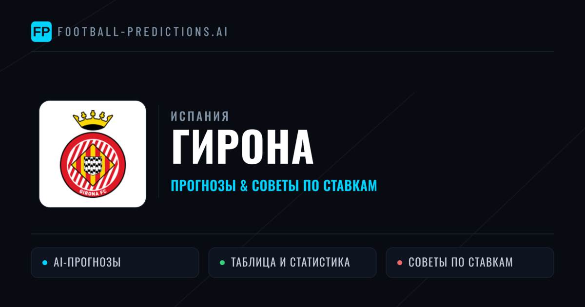 Гирона прогнозы и статистика