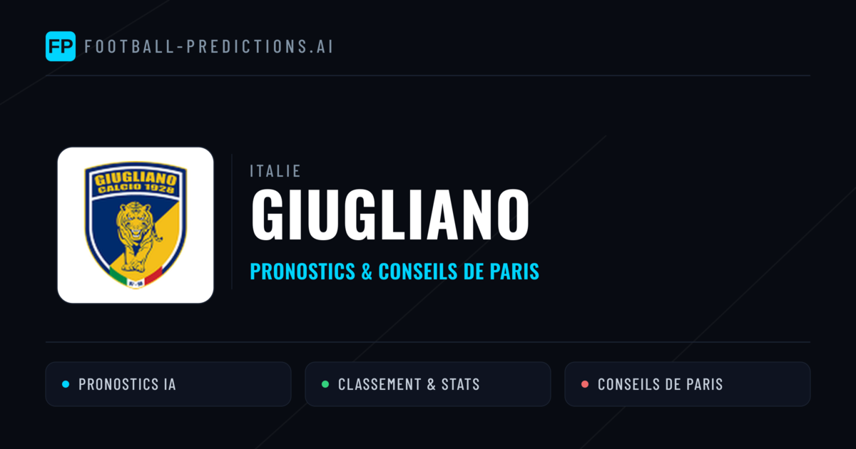 Giugliano Pronostics & Statistiques