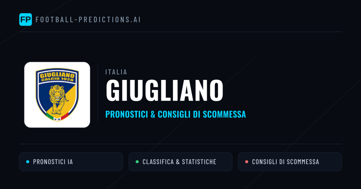 Pronostici e Statistiche Giugliano