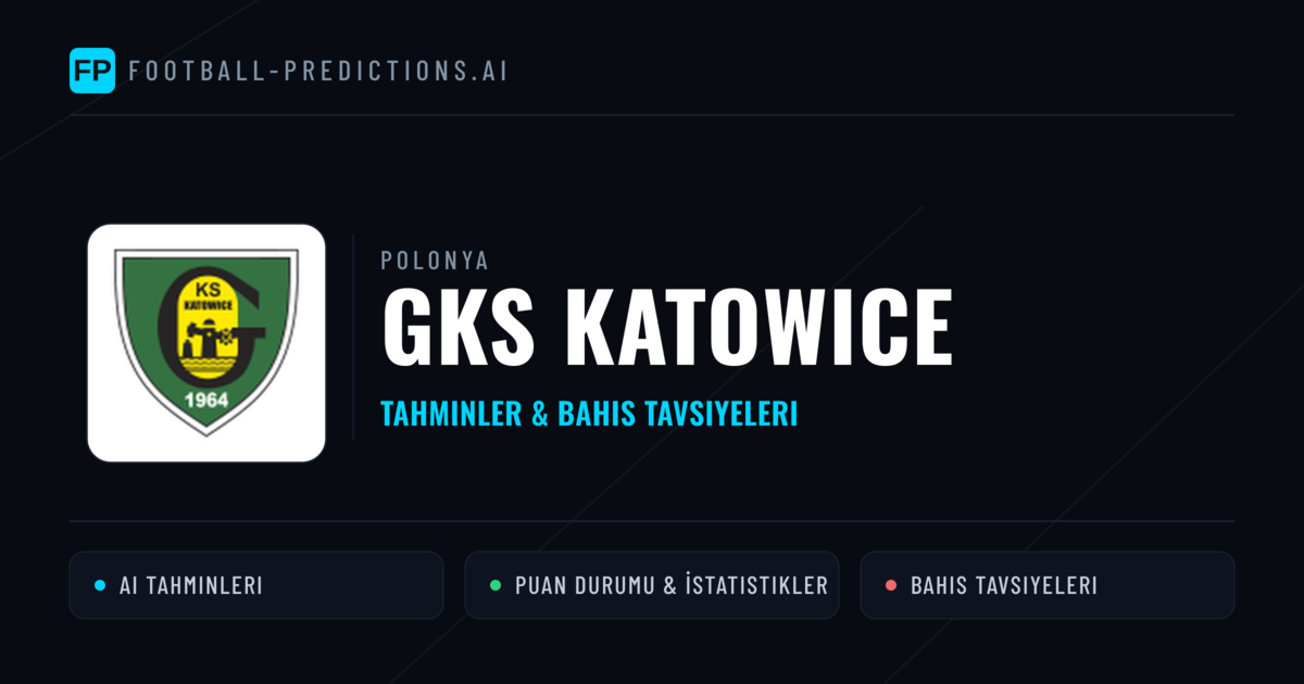 GKS Katowice Tahminleri & İstatistikler