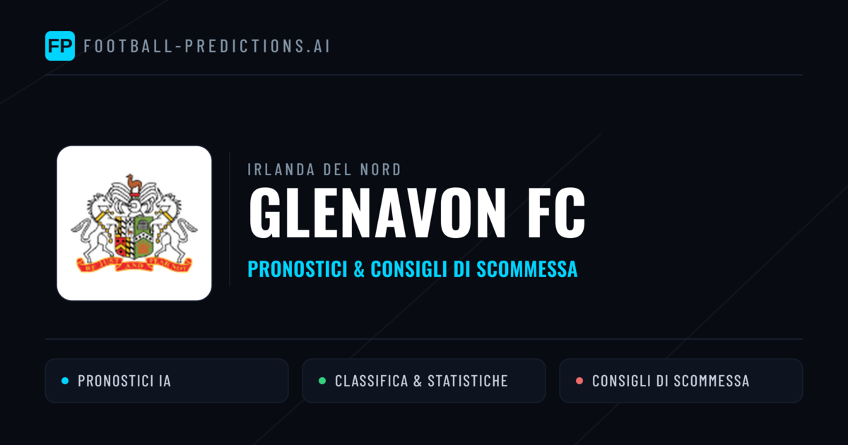Pronostici e Statistiche Glenavon FC
