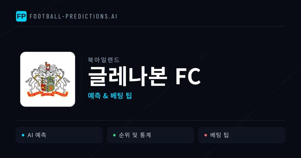 글레나본 FC 축구 예측 & 통계