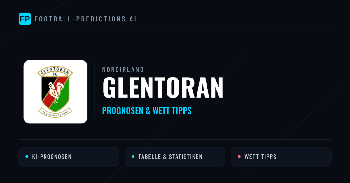 Glentoran Prognosen & Statistiken