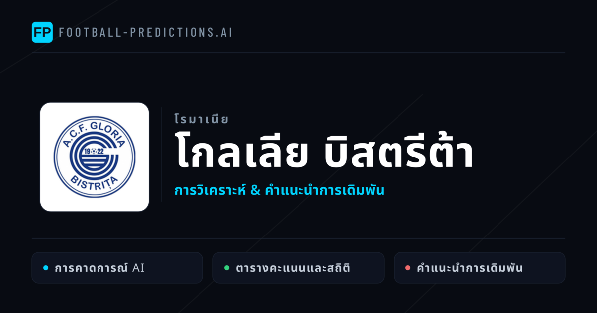 โกลเลีย บิสตรีต้า การวิเคราะห์และสถิติ