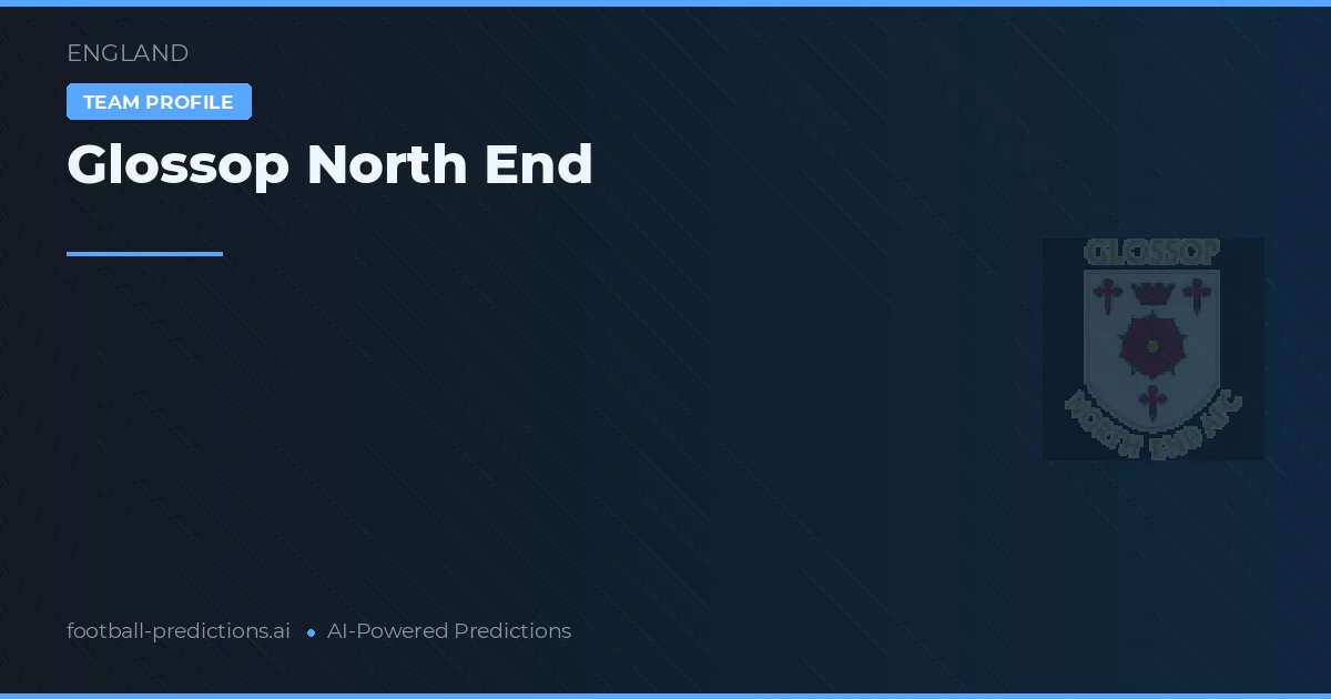 Glossop North End Predictions & Stats