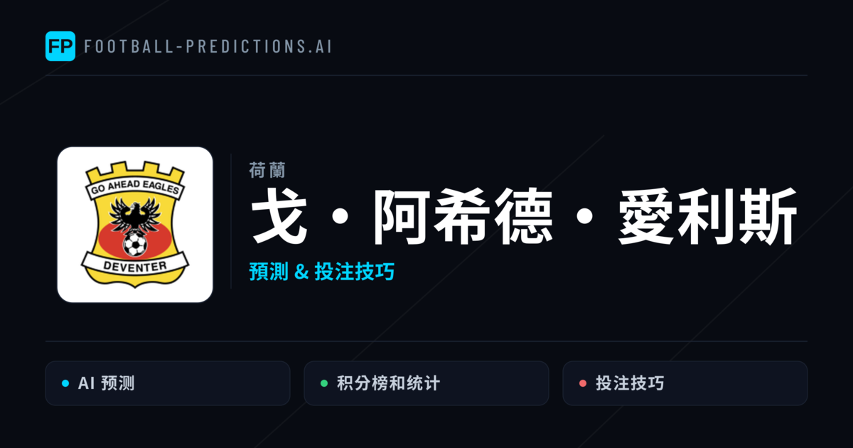 戈·阿希德·愛利斯 運彩分析｜足球預測與數據