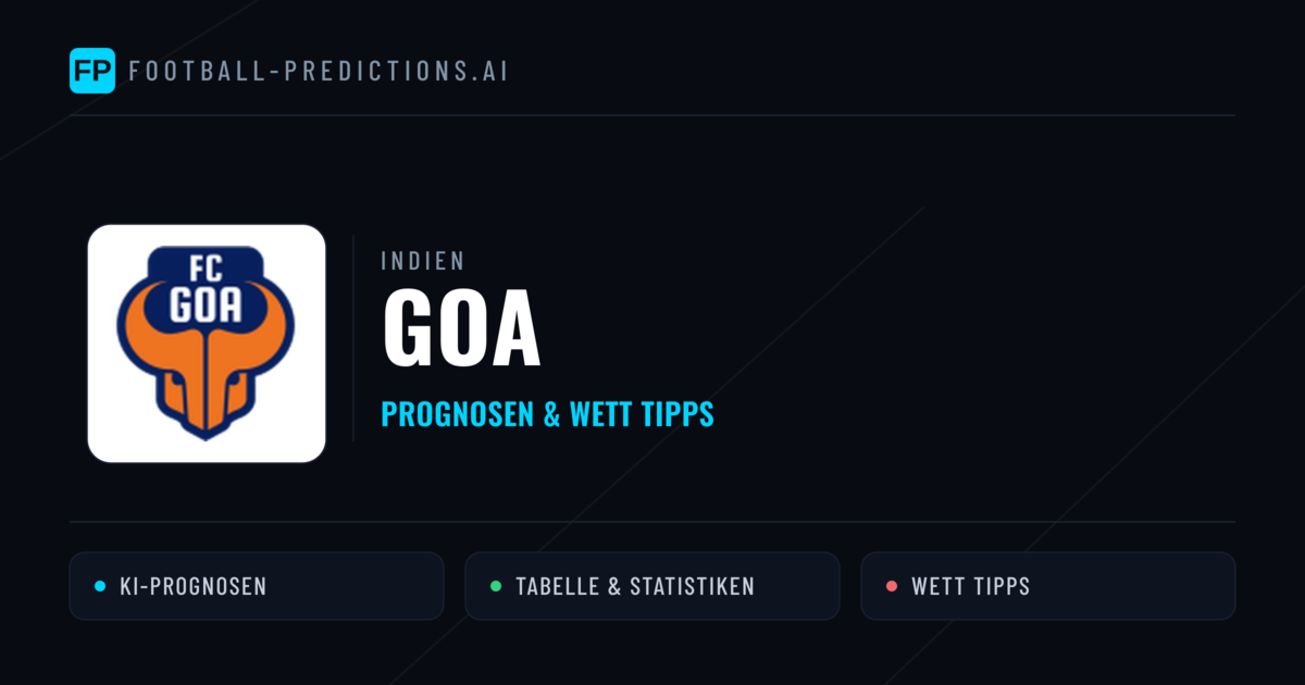 Goa Prognosen & Statistiken