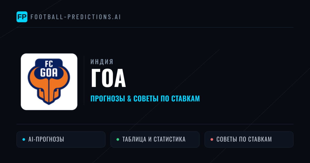 Гоа прогнозы и статистика