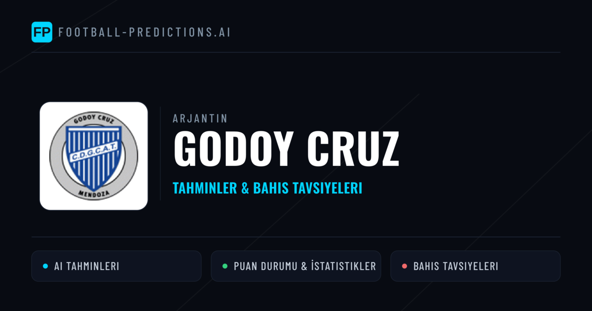 Godoy Cruz Tahminleri & İstatistikler