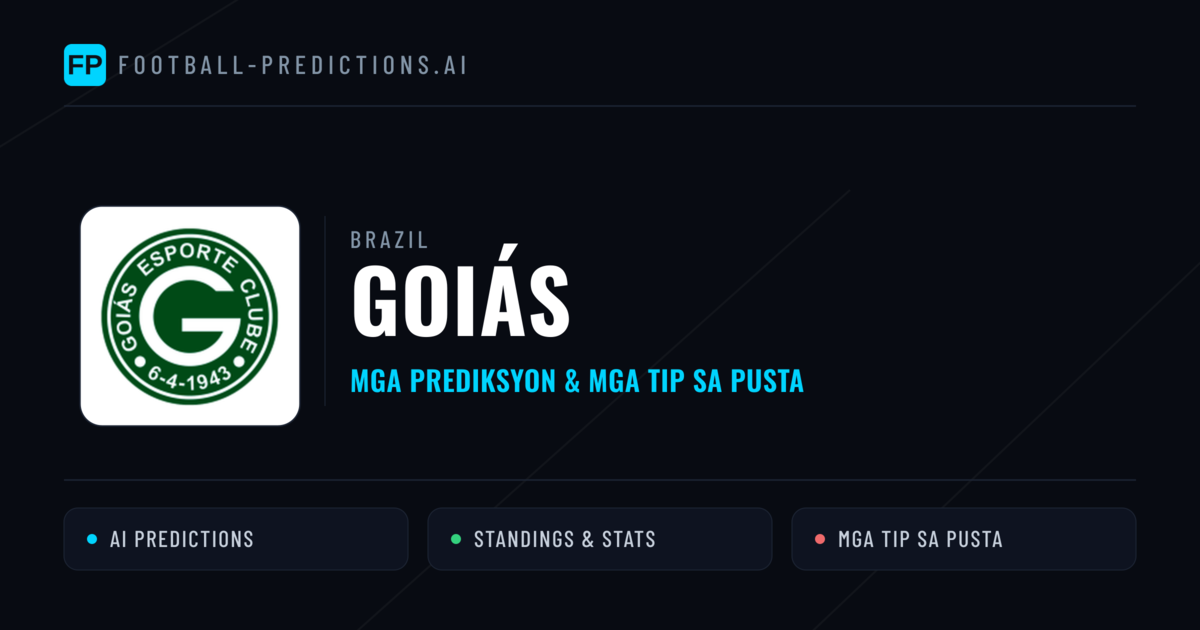 Goiás Predictions & Stats