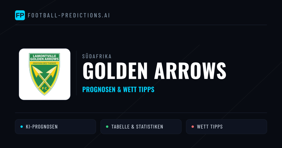 Golden Arrows Prognosen & Statistiken