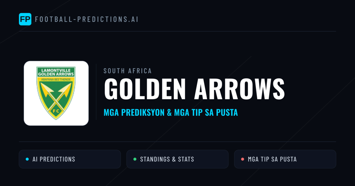 Golden Arrows Predictions & Stats