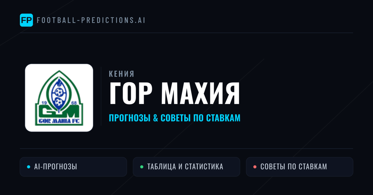 ГОР Махия прогнозы и статистика