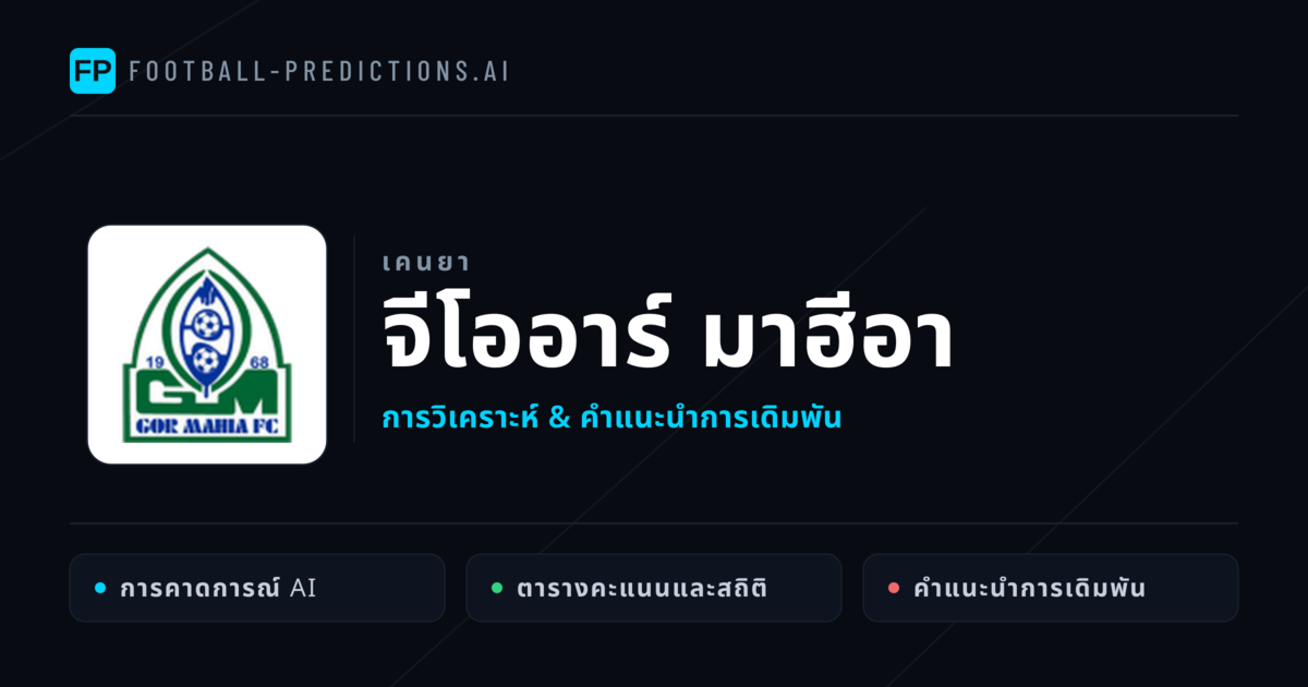 จีโออาร์ มาฮีอา การวิเคราะห์และสถิติ