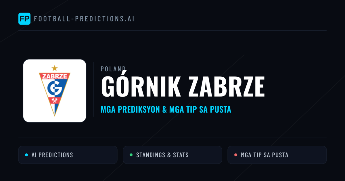 Górnik Zabrze Predictions & Stats