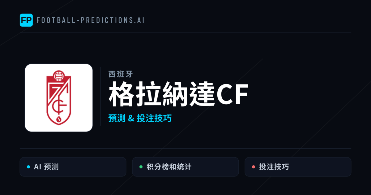 格拉納達CF 運彩分析｜足球預測與數據