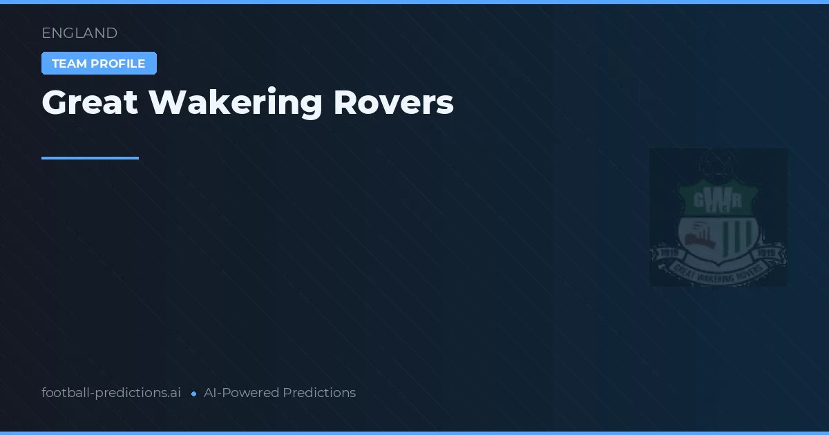 Great Wakering Rovers Predictions & Stats