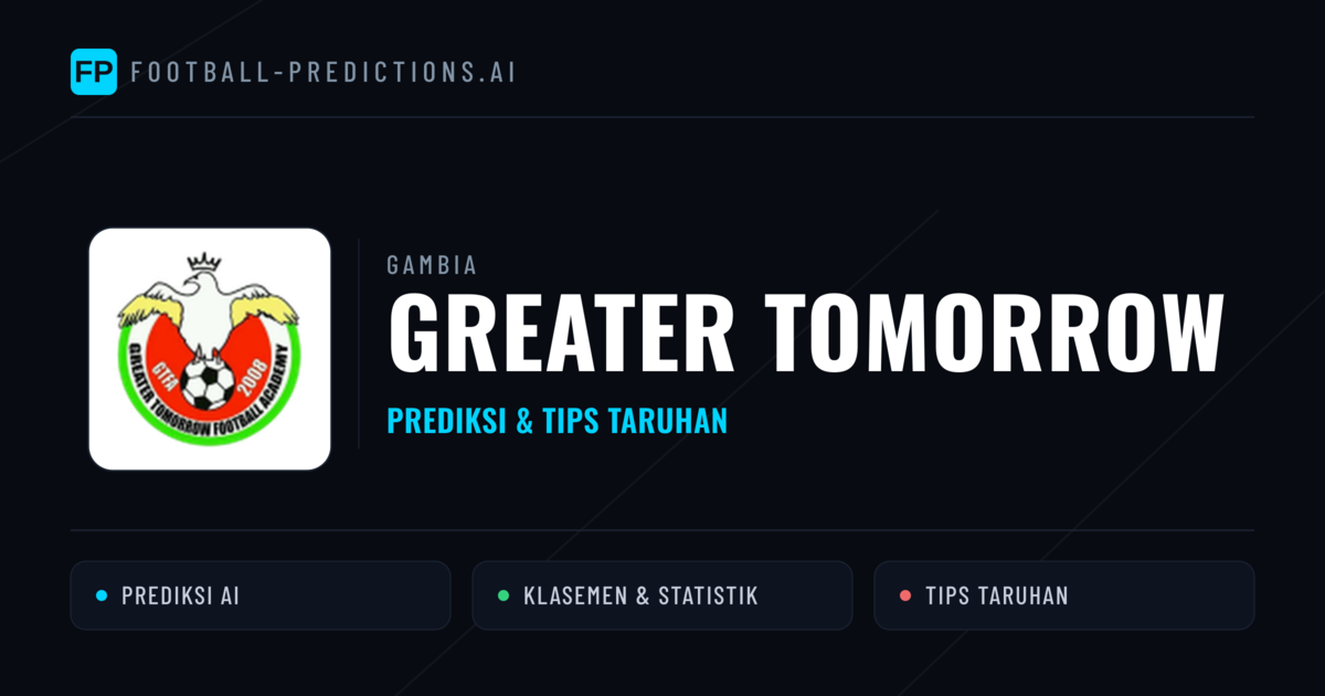 Greater Tomorrow Prediksi & Statistik Piala Dunia