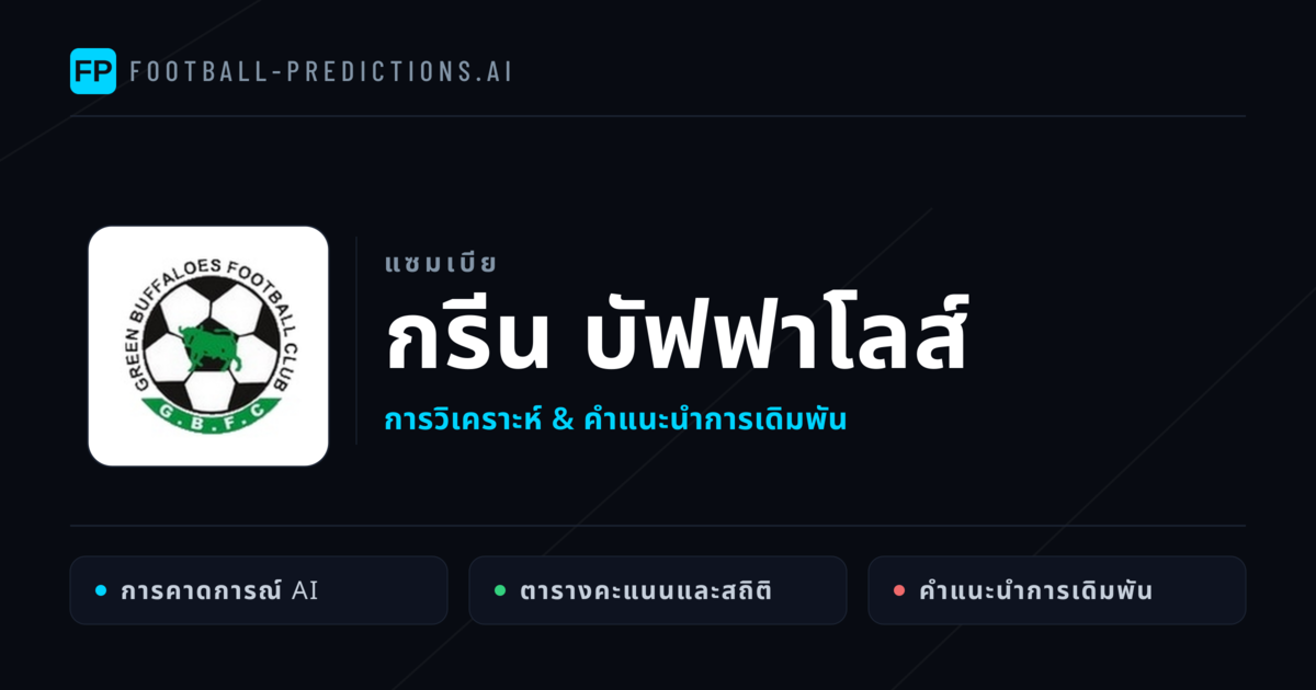 กรีน บัฟฟาโลส์ การวิเคราะห์และสถิติ
