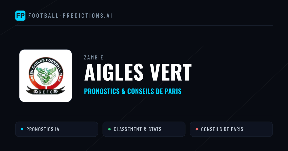 Aigles Vert Pronostics & Statistiques