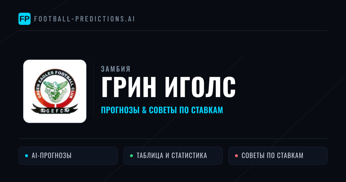 Грин Иголс прогнозы и статистика