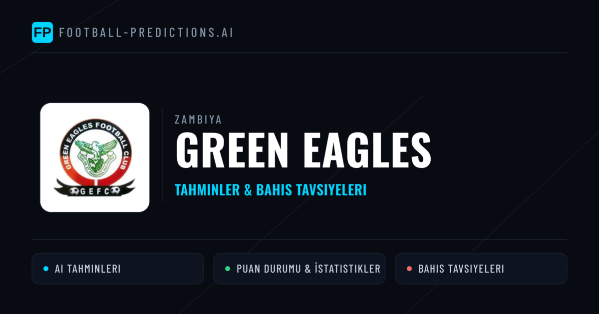 Green Eagles Tahminleri & İstatistikler