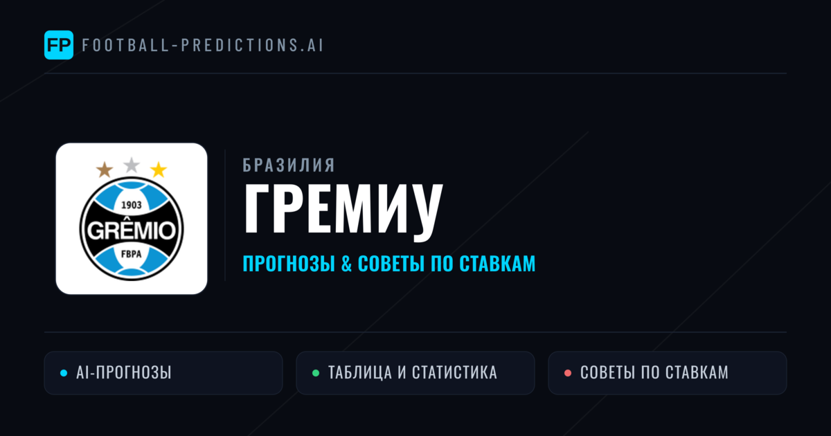 Гремиу прогнозы и статистика