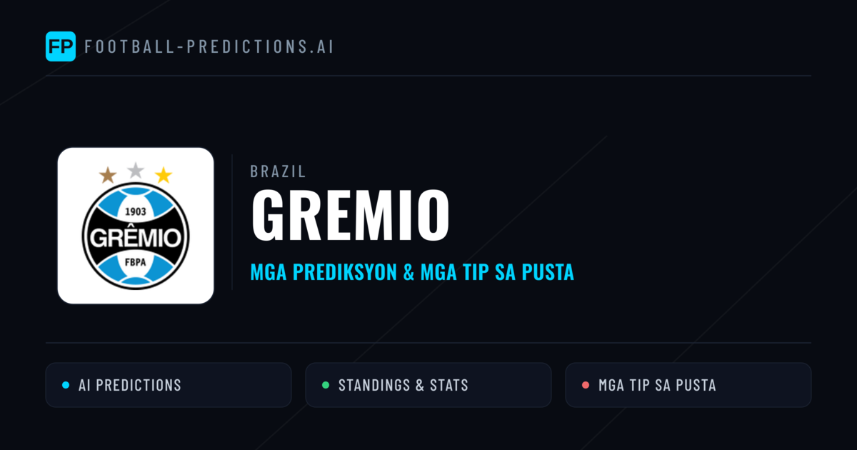Gremio Predictions & Stats