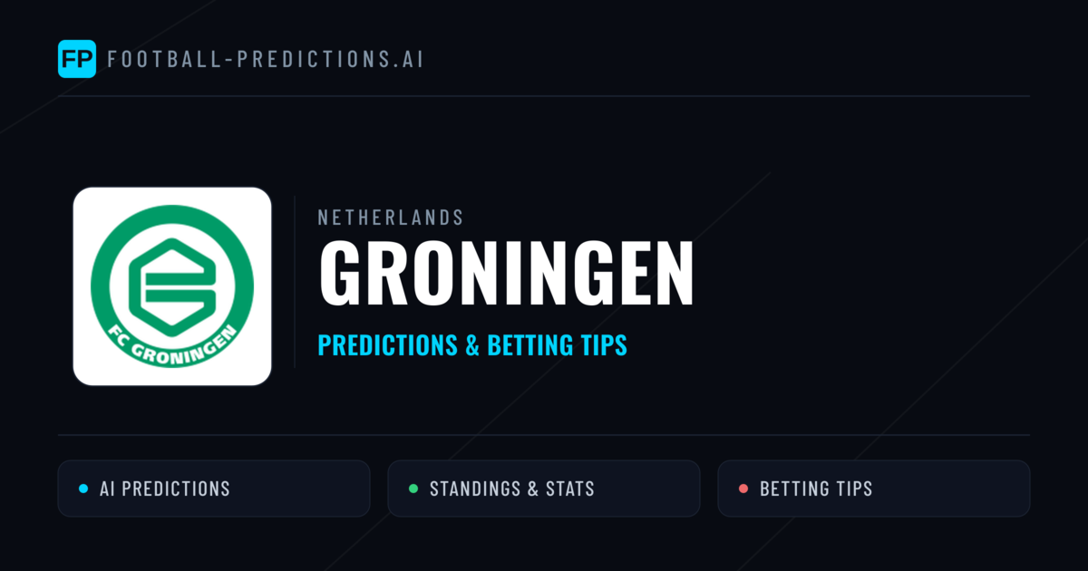 Groningen Predictions & Stats