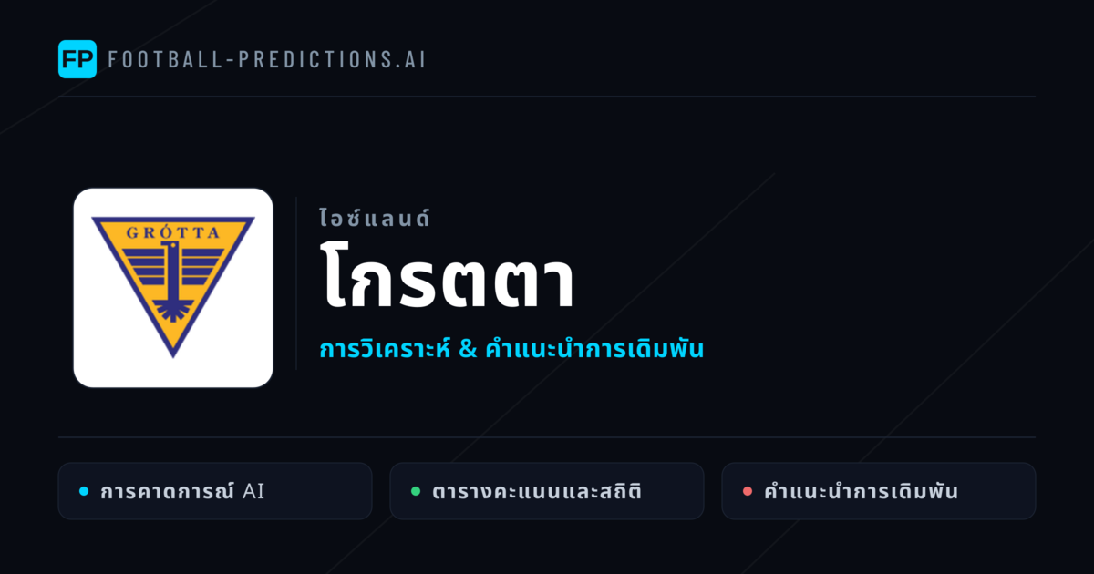 โกรตตา การวิเคราะห์และสถิติ