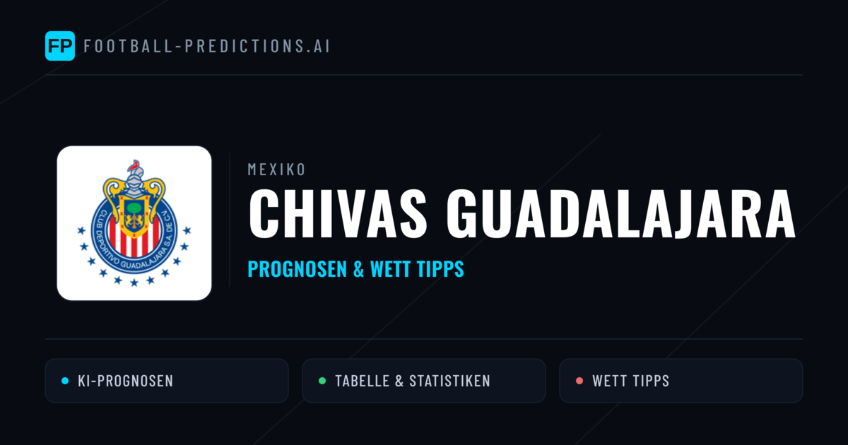 Chivas Guadalajara Prognosen & Statistiken