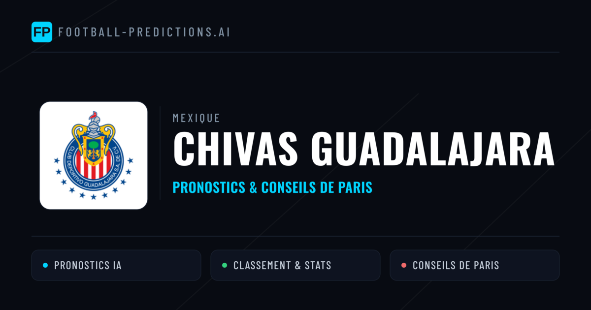 Chivas Guadalajara Pronostics & Statistiques