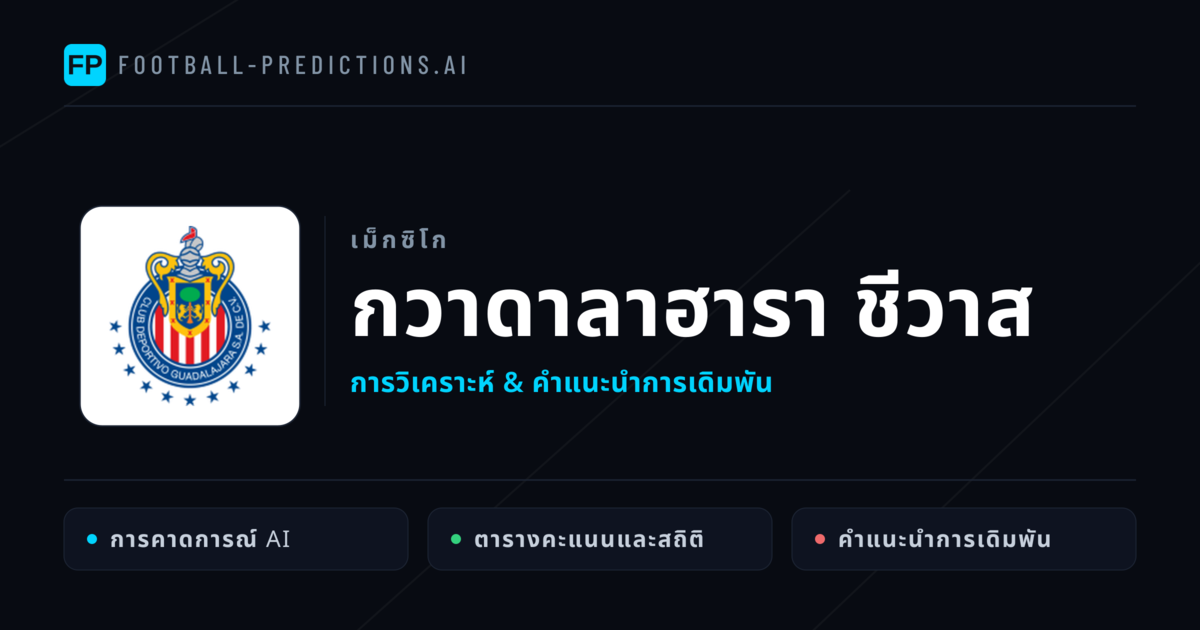 กวาดาลาฮารา ชีวาส การวิเคราะห์และสถิติ