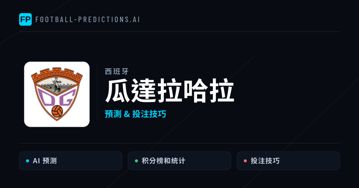 瓜達拉哈拉 運彩分析|足球預測與數據