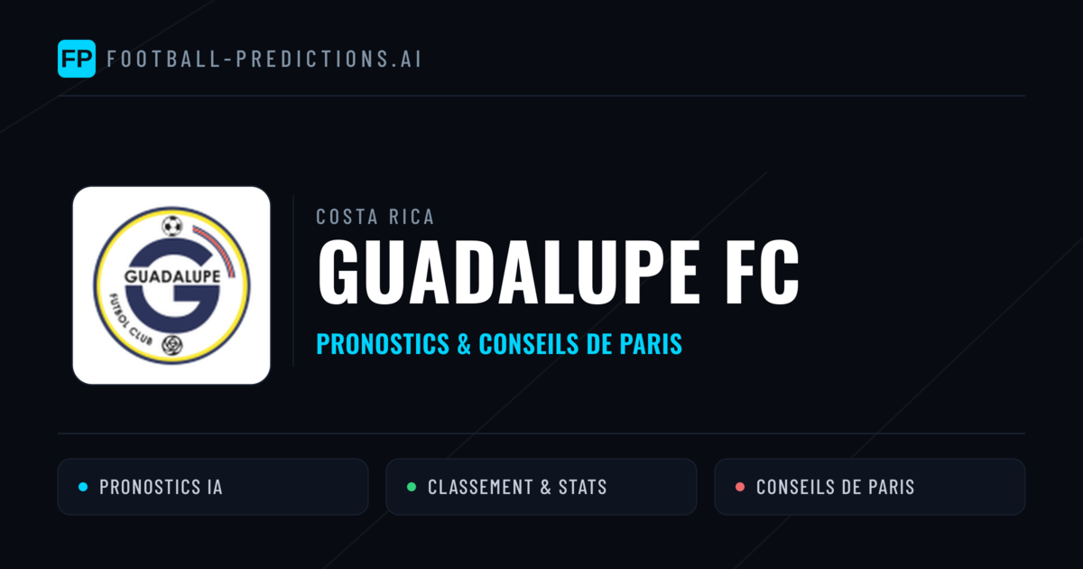 Guadalupe FC Pronostics & Statistiques