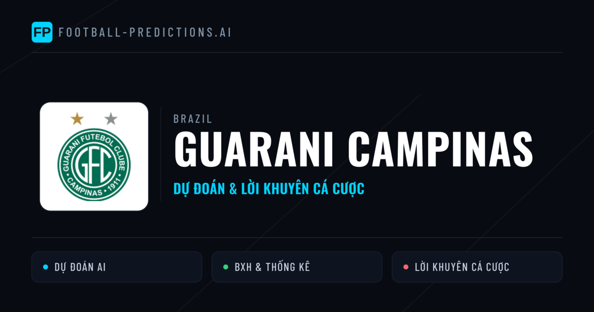 Guarani Campinas Dự đoán & Thống kê