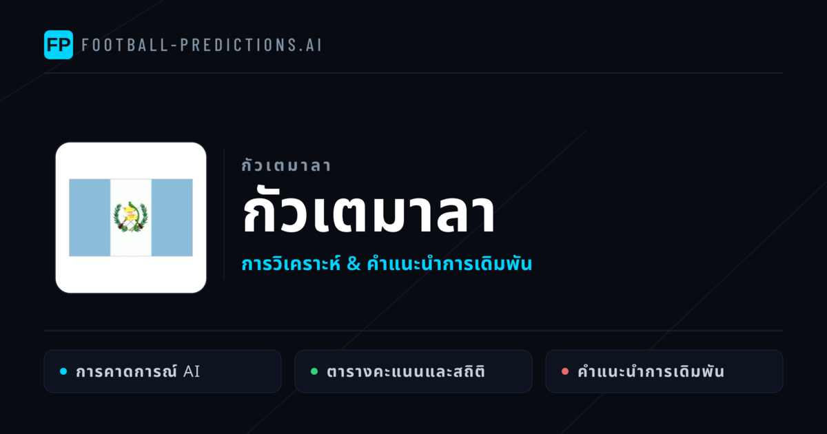 กัวเตมาลา การวิเคราะห์และสถิติ
