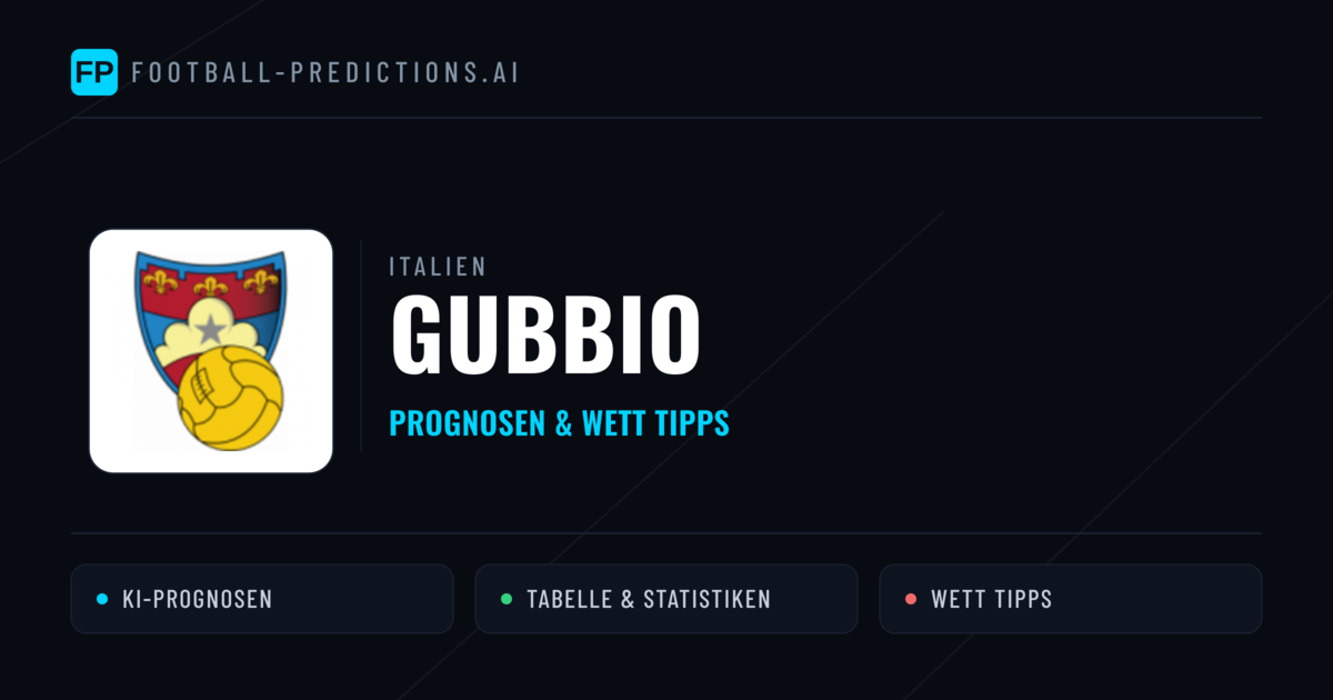Gubbio Prognosen & Statistiken