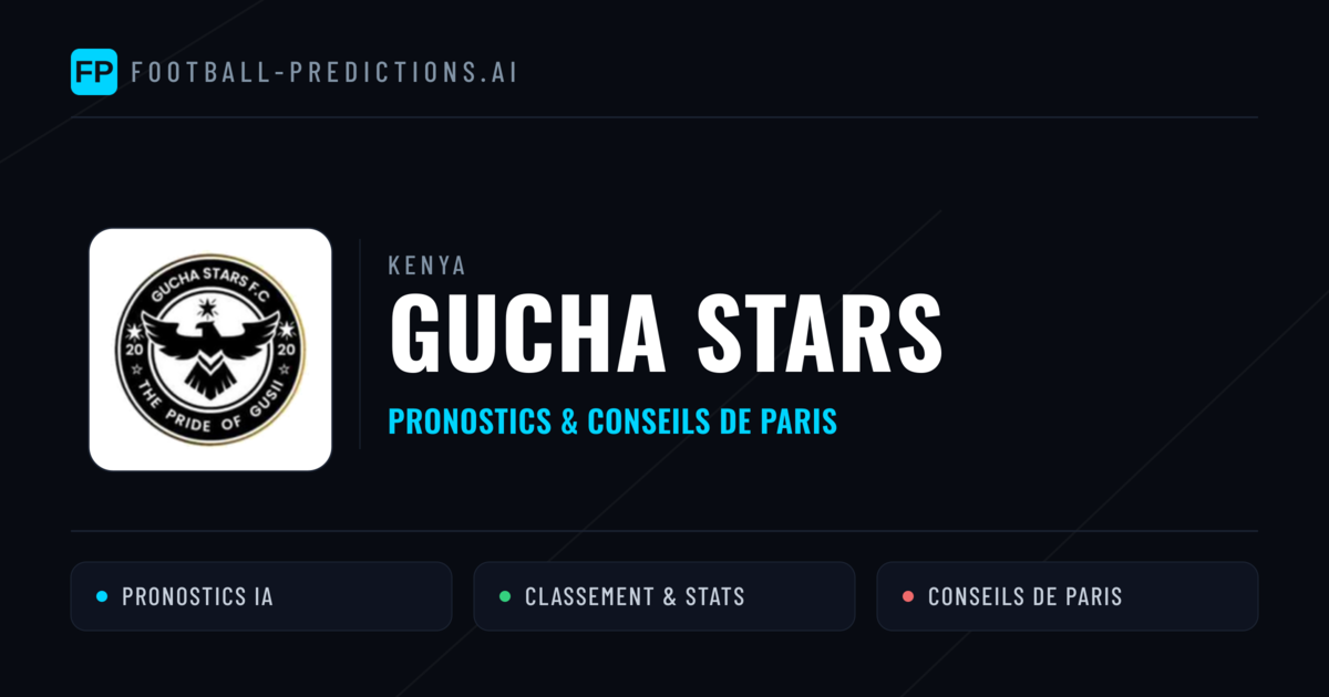 Gucha Stars Pronostics & Statistiques