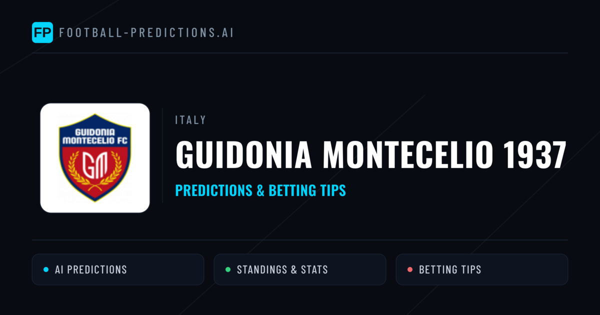 Guidonia Montecelio 1937 Predictions & Stats