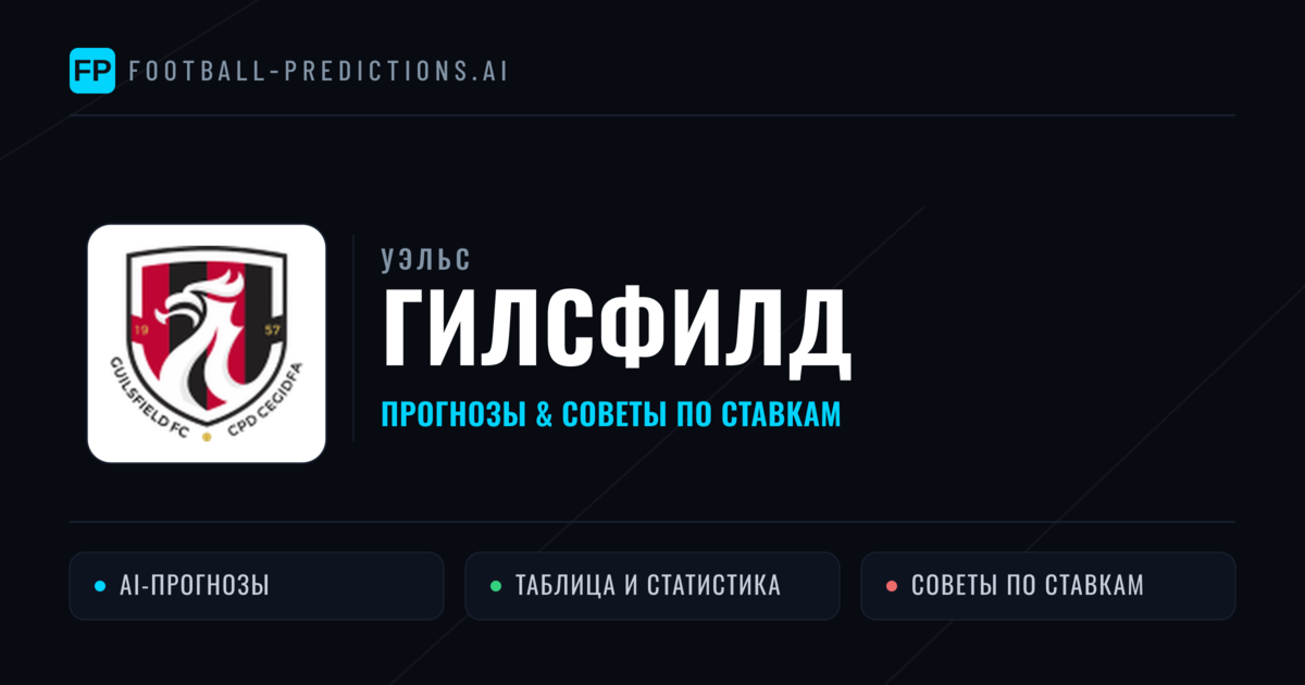 Гилсфилд прогнозы и статистика